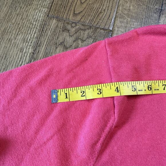 Southern Tide V-Neck Sweater Mens XL Coral Long Sleeve Pullover 100% Cotton - Picture 5 of 7